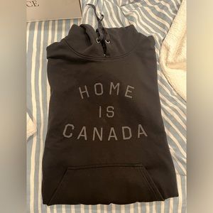 Peace Collective "Home is Canada" Sweater/Hoodie - Black